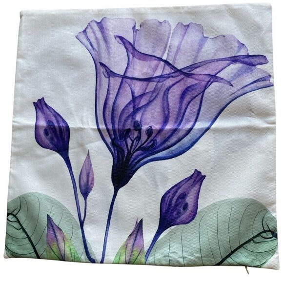 3 Floral Print Decorative Pillow Covers NWOT - Picture 6 of 7